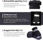 Waterproof Reflective Dog Boots – Non-Slip PVC Sole Shoes for All-Season Paw Protection