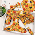 Designed Halloween Sugar Pumpkin Dog Harness Set