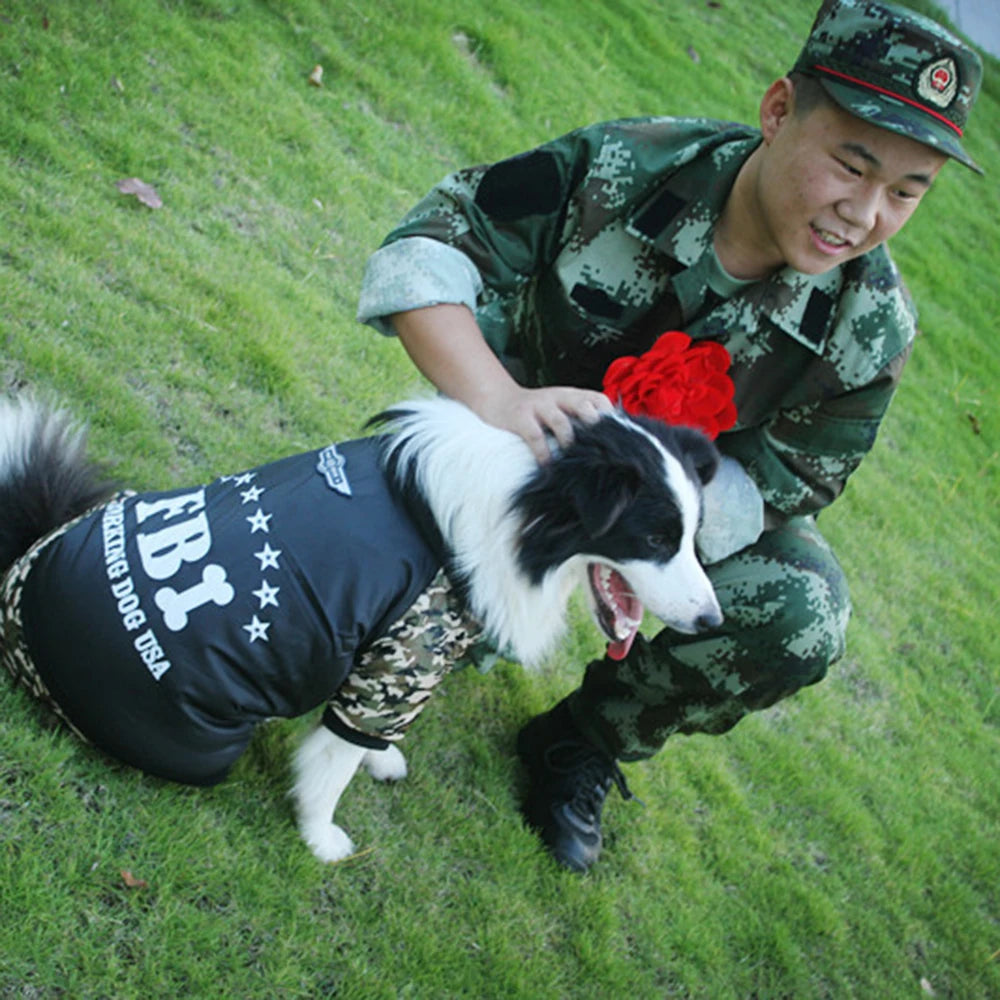 Camouflage Winter Dog Jacket – Thick, Warm, and Stylish for All Breeds (S–2XL)