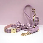 DDPaws  Personalized Plaid Dog Walking Set