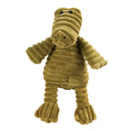 Plush Animal Dog Toy – Corduroy Squeaky Chew Toy for Small & Large Dogs
