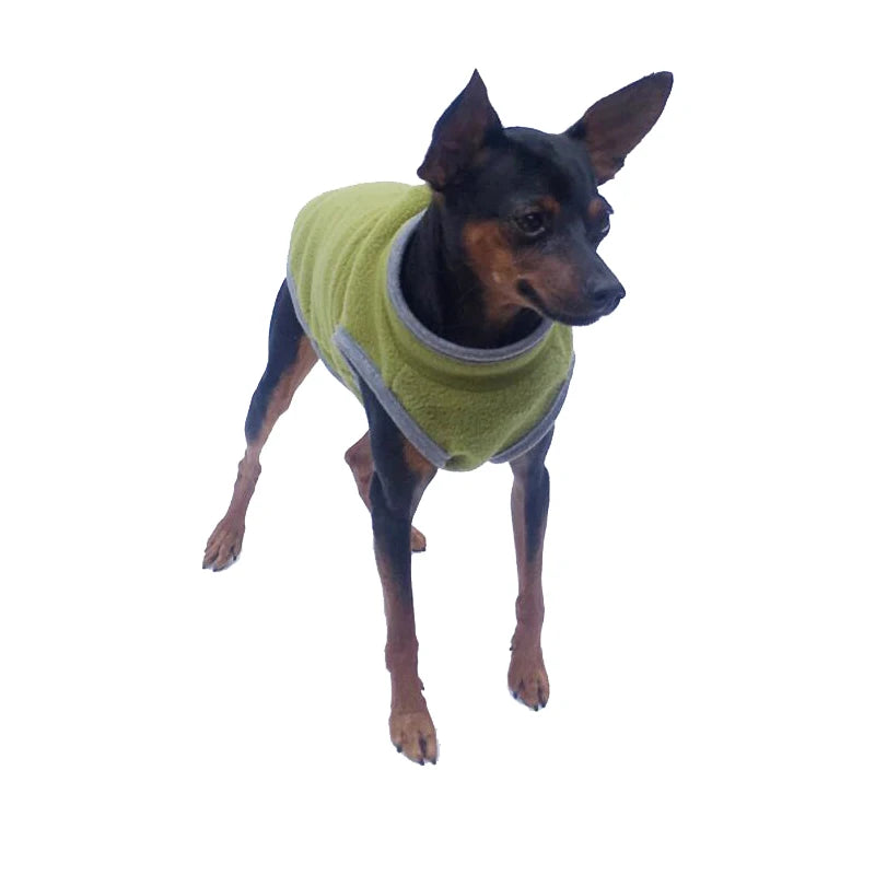 Fleece Dog Vest – Warm & Cozy Jacket for Small Dogs and Cats