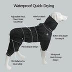 Waterproof Reflective Dog Jumpsuit – Warm Winter Outdoor Coat for All Breeds