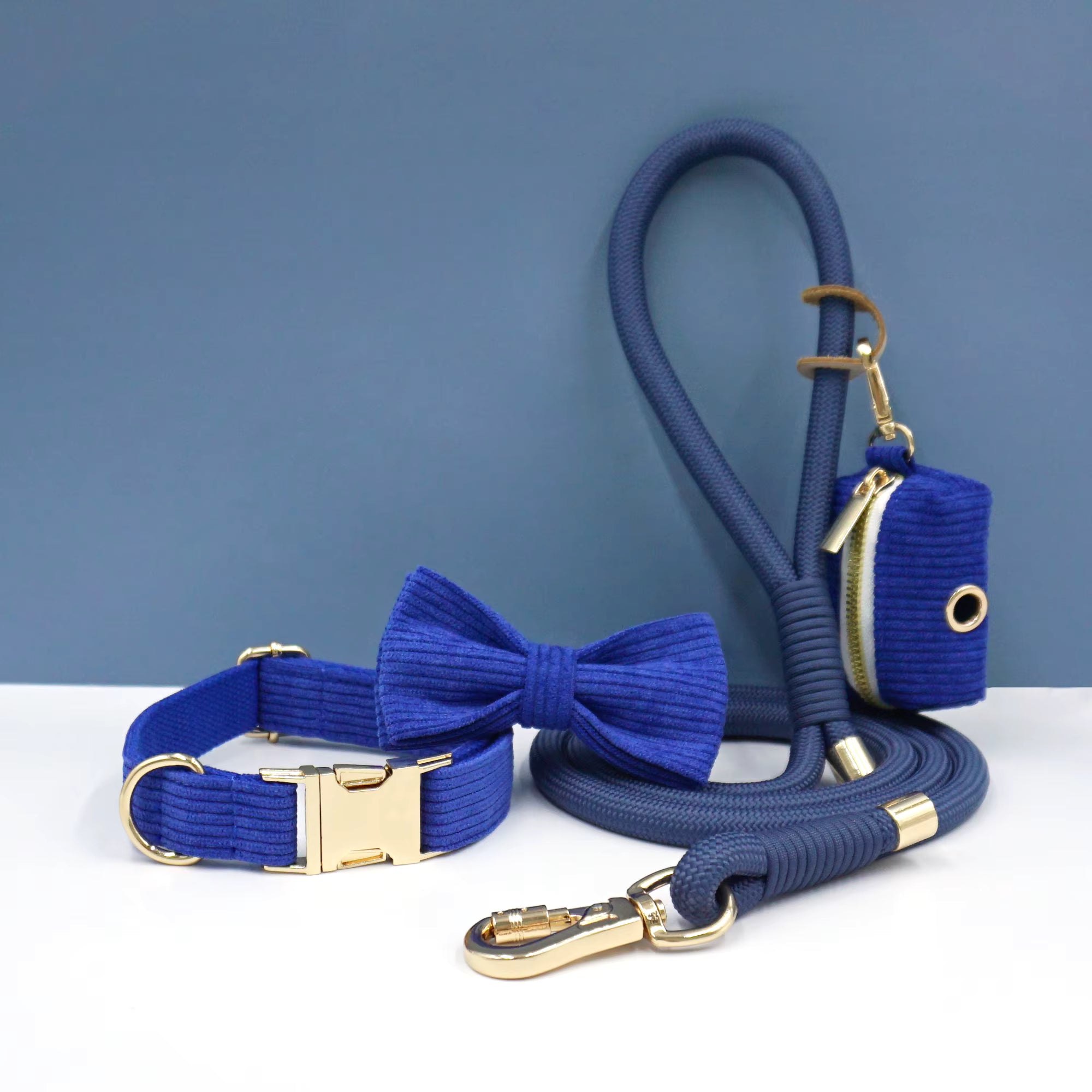 Personalized Corduroy Dog Walking Set