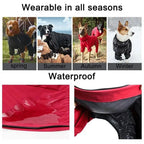 Waterproof Reflective Dog Jumpsuit – Warm Winter Outdoor Coat for All Breeds