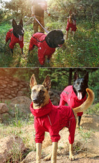 Waterproof Reflective Dog Jumpsuit – Warm Winter Outdoor Coat for All Breeds