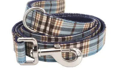 DDPaws  Designed Blue Brown Plaid Set [Made-to-Order]
