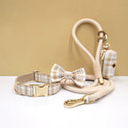DDPaws  Personalized Plaid Dog Walking Set