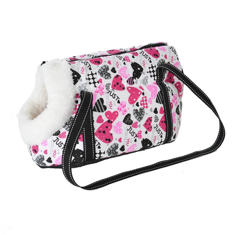 Classic Pet Carrier Sling – Soft, Portable Travel Bag for Small Dogs & Cats