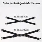 Waterproof Winter Dog Coat with Harness – Warm Jacket for Large Dogs