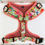 Designed Spring Floral Dog Vest Set