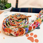 Designed Spring Floral Dog Vest Set