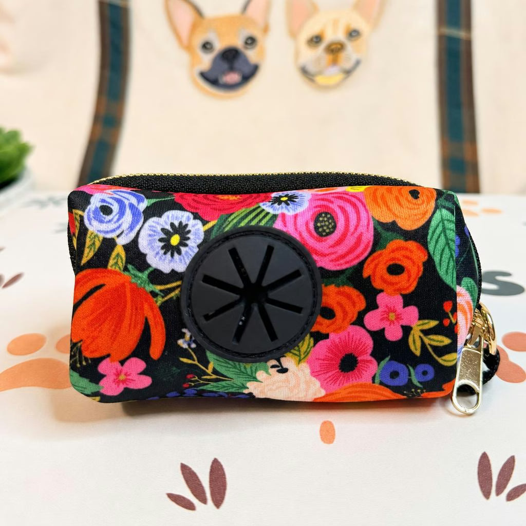 Designed Midnight Floral Dog Vest Set