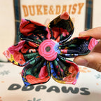 Designed Midnight Floral Dog Vest Set