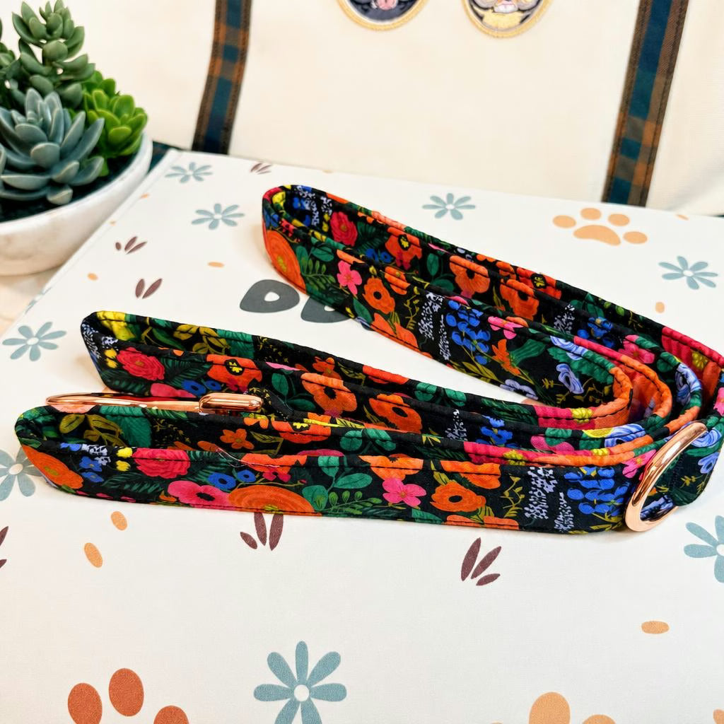 Designed Midnight Floral Dog Vest Set