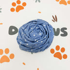 Designed Blue Polka Dot Dog Vest Set