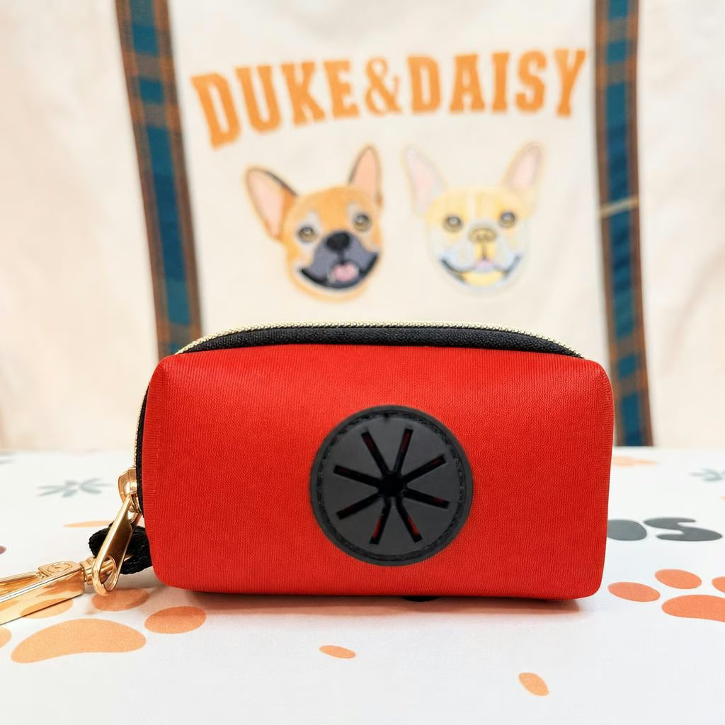 Designed Red Caro Dog Vest Set