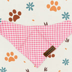 Designed Pink Caro Dog Vest Set