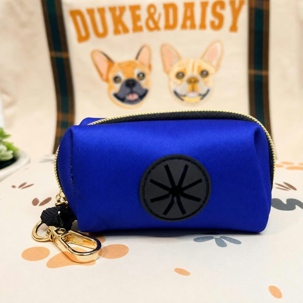 Designed Blue Caro Dog Vest Set