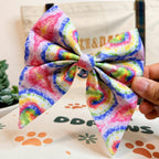 Designed Rainbow Twirl Floral Dog Vest Set