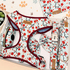 Designed Sakura Bloom Floral Dog Vest Set