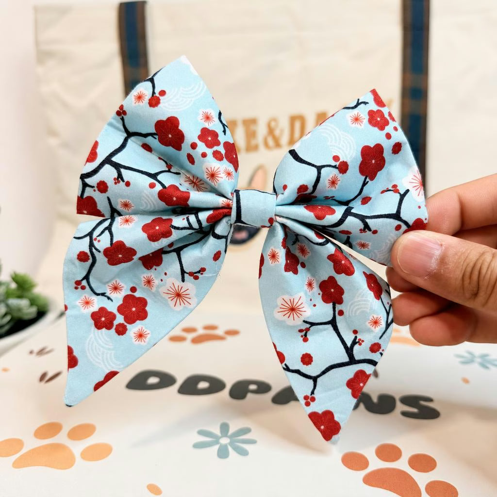 Designed Sakura Bloom Floral Dog Vest Set