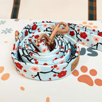 Designed Sakura Bloom Floral Dog Vest Set