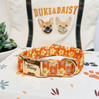 Designed Happy Daisy Floral Dog Vest Set