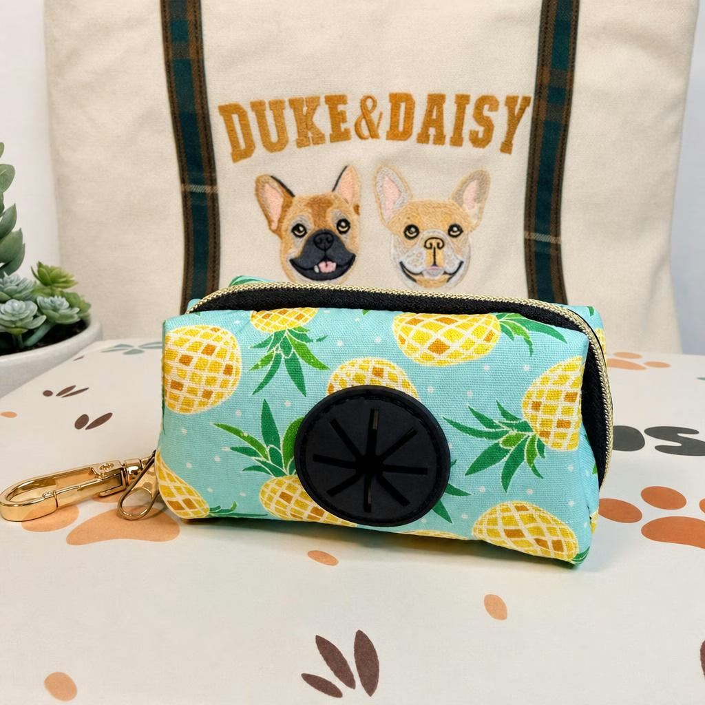 Designed Pineapple Dog Vest Set