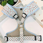 Designed Cherry Polka Dot Dog Vest Set
