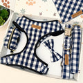 Designed Picnic Plaid Dog Vest Set