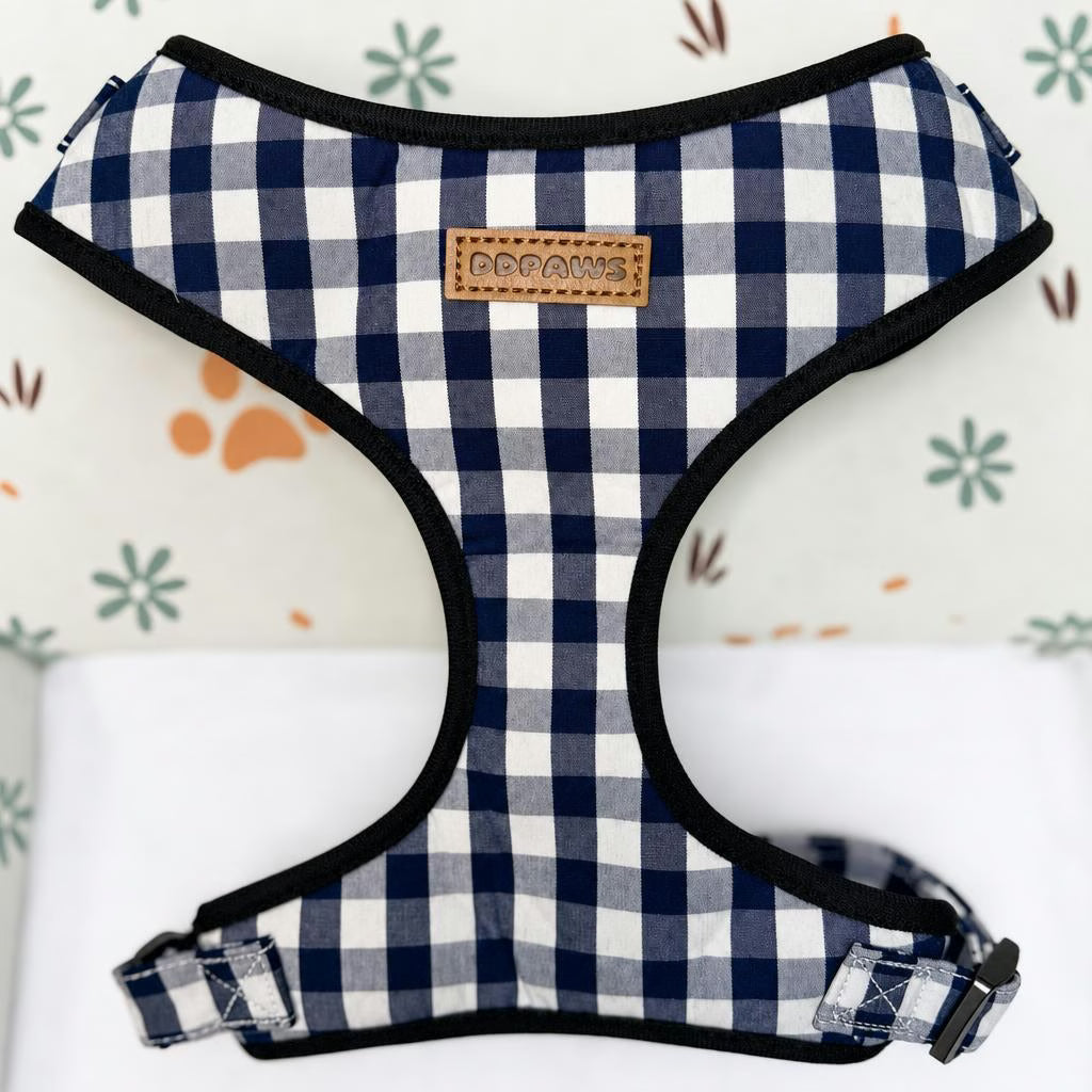 Designed Picnic Plaid Dog Vest Set