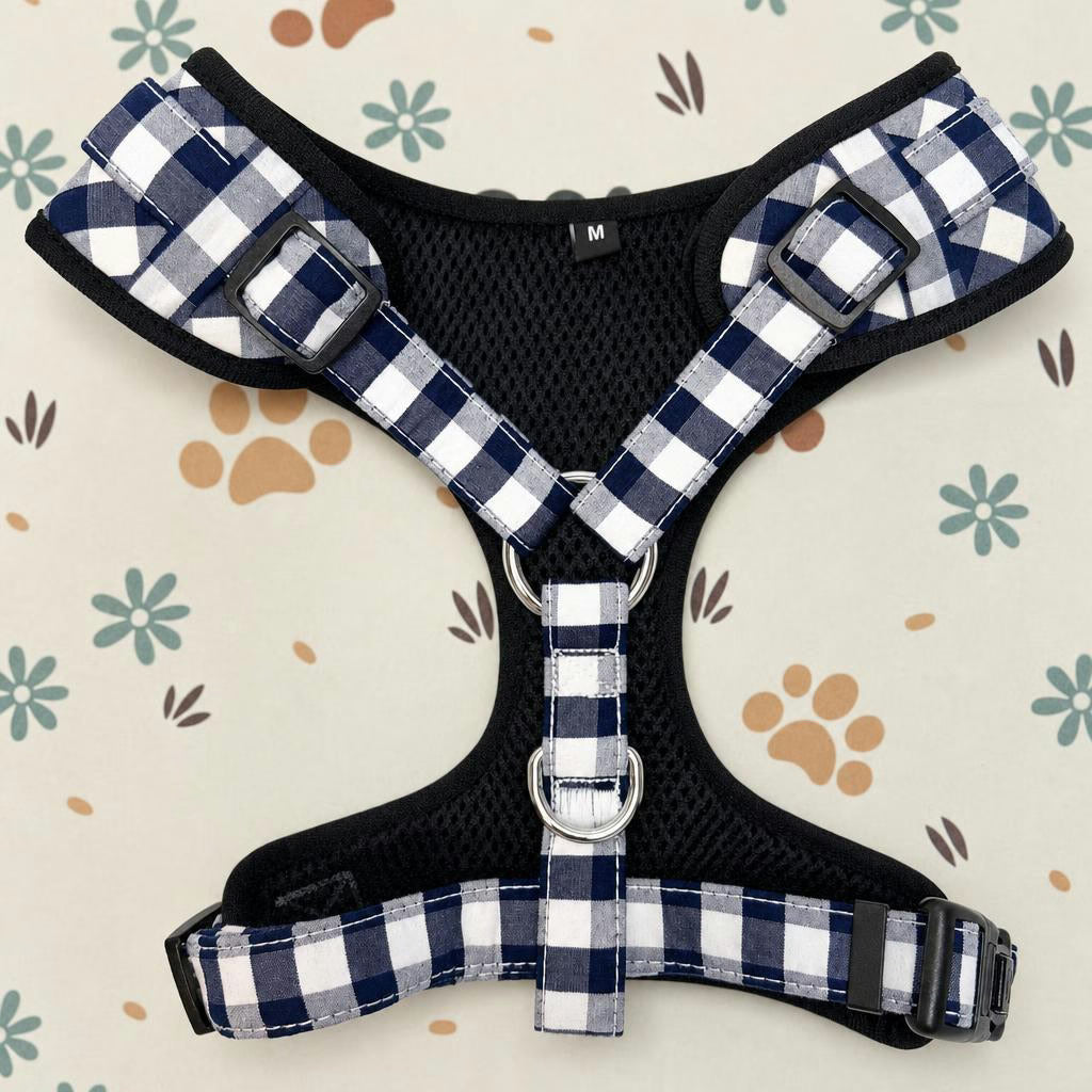 Designed Picnic Plaid Dog Vest Set