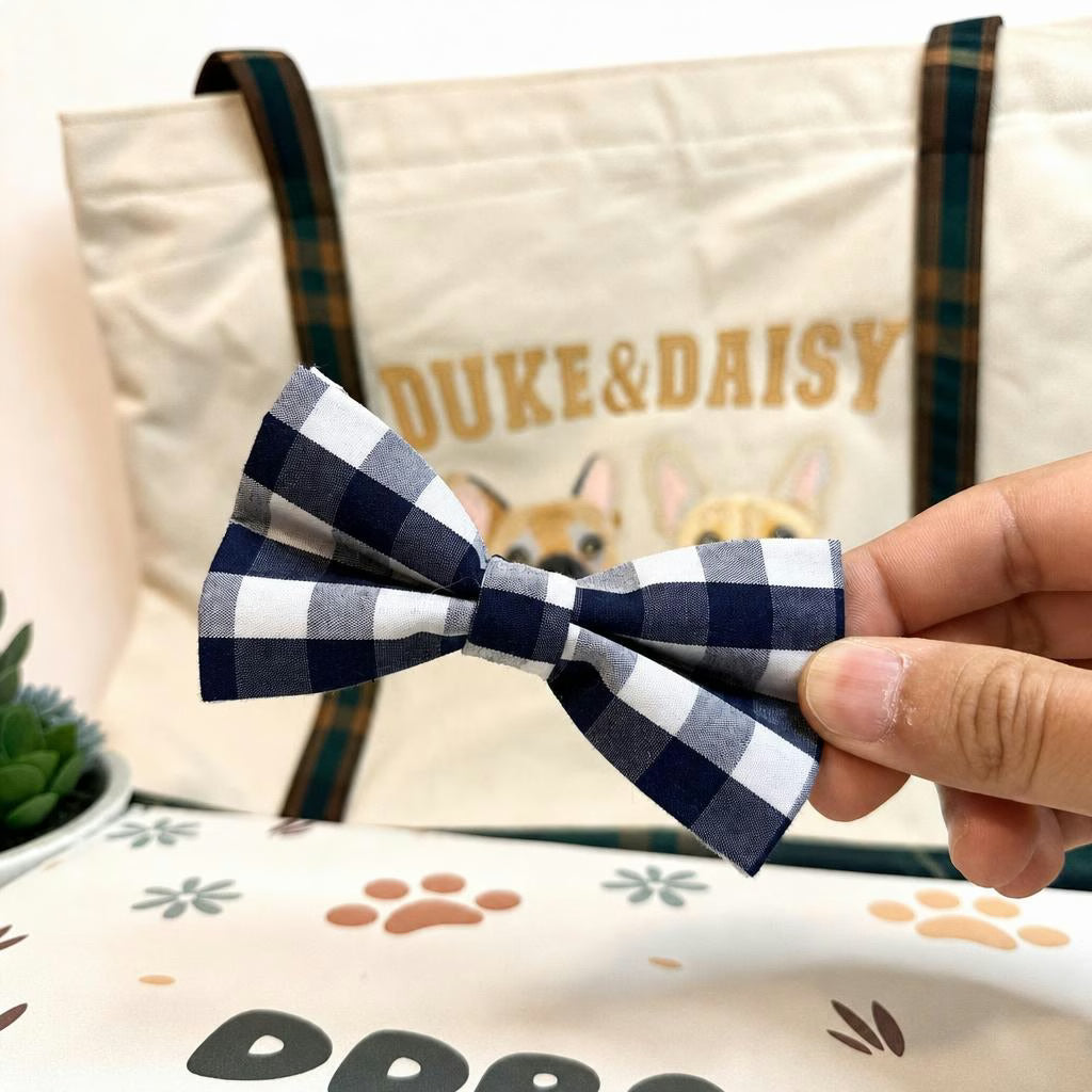 Designed Picnic Plaid Dog Vest Set