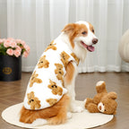 Plush Winter Dog Coat – Warm Pet Clothing for Medium & Large Dogs