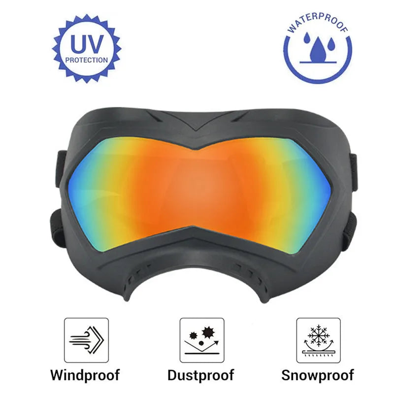 Large Dog Sunglasses – Adjustable Goggles for Medium & Large Dogs