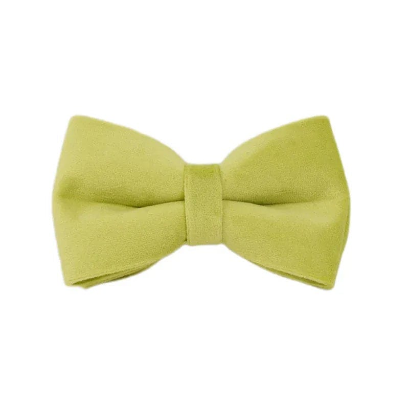 DDPaws  Bowtie / XS Avocado Velvet Set