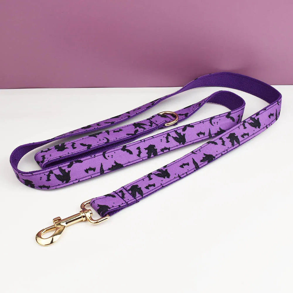 Violet Personalized Dog Collar, Leash & Harness Set