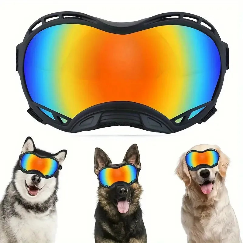 Large Dog Goggles – Windproof, Waterproof Tactical Sunglasses for Outdoor Protection