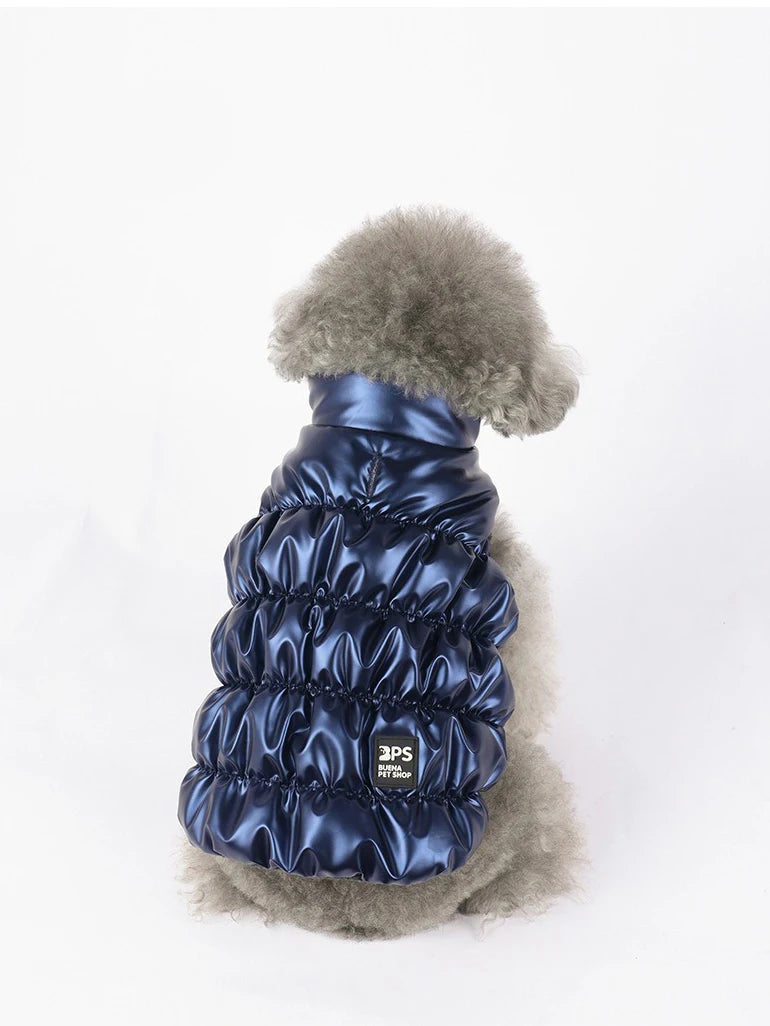 Winter Down Dog Jacket – Windproof Padded Coat for Small & Medium Dogs