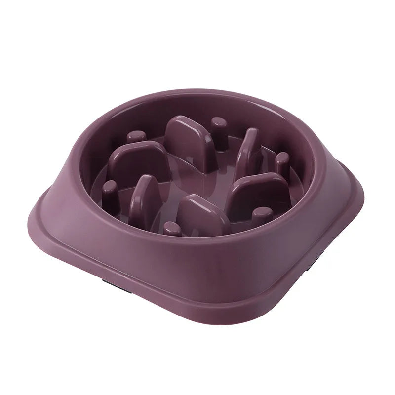 Slow Feeder Pet Bowl – Anti-Choking, Non-Slip Design for Dogs & Cats