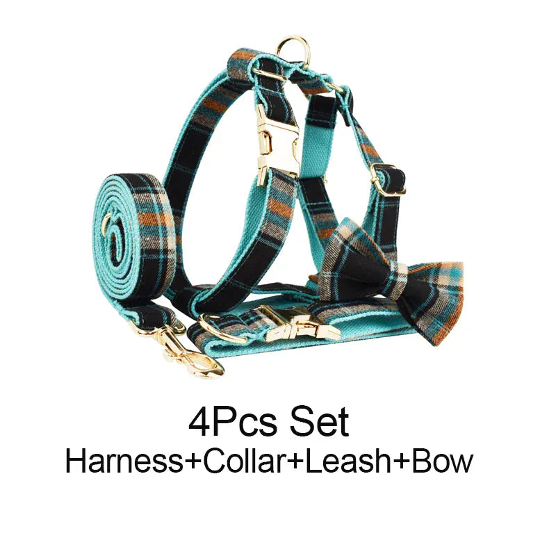 Plaid Emerald Fog Set