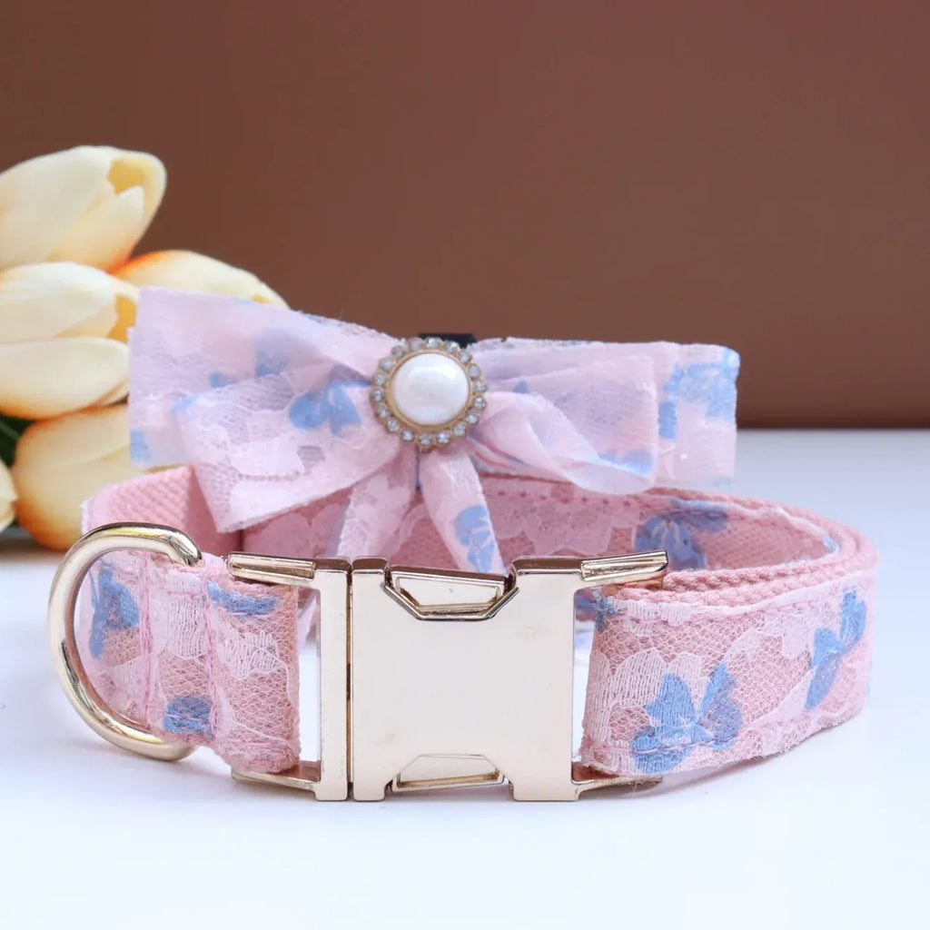 Luxury Pearl Lace Floral Set