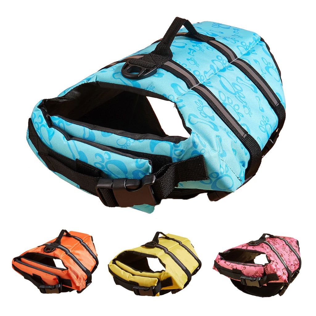 Reflective Dog Life Jacket – Adjustable Buoyancy Vest for Swimming, Boating & Surfing (All Sizes)
