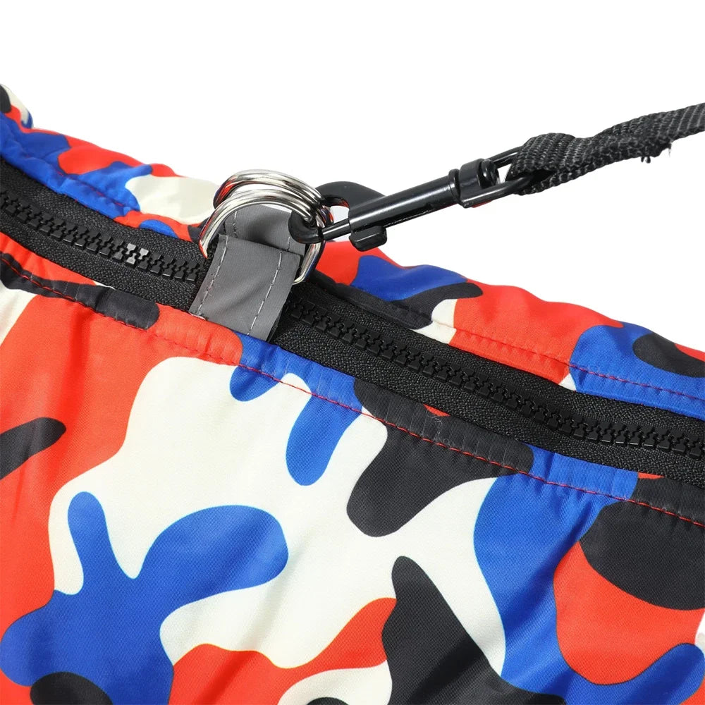 Camouflage Winter Dog Jumpsuit – Thick, Windproof & Waterproof Overalls with D-Ring