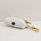 White Velvet Personalized Dog Collar, Leash & Harness Set