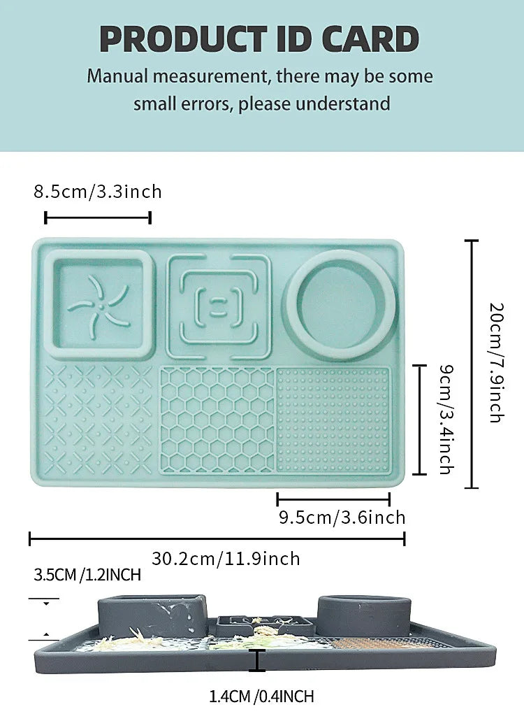 Dog Licking Pad – Slow Feeder & Calming Suction Mat for Dogs and Cats