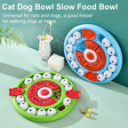 Interactive IQ Food Dispenser – Slow Feeder Bowl for Dogs & Cats