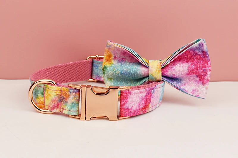 Personalized Dog Collar, Leash & Harness Set