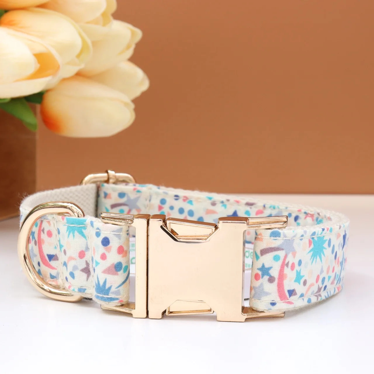 Personalized Dog Collar Bowtie Leash Set